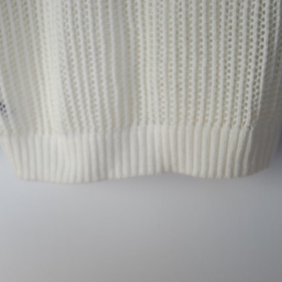 COPY - i Jeans by Buffalo Crocheted Loose Knit Sweater Black Silver metallic si… - Picture 5 of 10